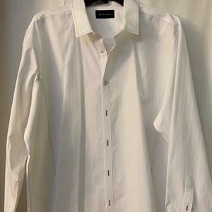 INC Men’s White Long Sleeve Shirt